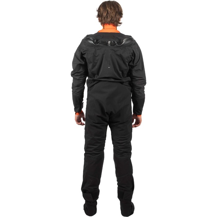 2024 Gul Mens Code Zero Stretch U-Zip Drysuit & Underfleece GM0368-B9 - Black